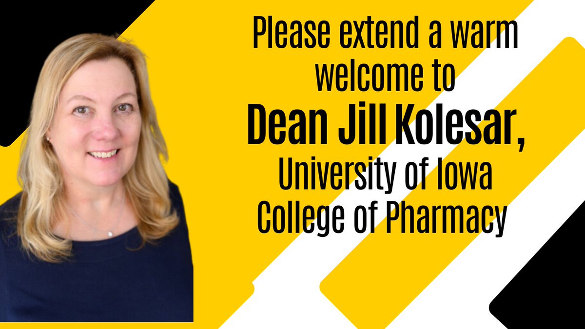 UIPharmacy's tweet photo. "I am honored to be named the tenth Dean of the UI College of Pharmacy. We have a long tradition of leadership, innovation, and excellence and I’m excited to lead this highly-ranked college and advance our mission to educate leading healthcare professionals and scientists." https://t.co/FiaYRUi1Mn