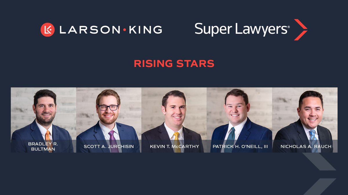 larsonking's tweet image. Congratulations to our five attorneys selected to the 2024 Minnesota Rising Stars list. Rising Stars is a distinction given to no more than 2.5 percent of lawyers in the state. Learn more about these outstanding attorneys &amp;gt; larsonking.com/super-lawyers-…