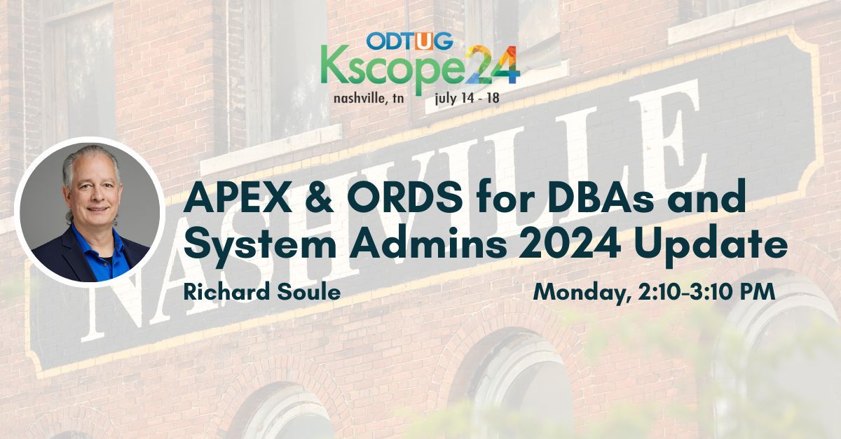 Insum - A Talan Company (@insumsolutions) on Twitter photo Join <a href="/richsoule/">Rich Soule</a> with his Best of Kscope23 update and learn step-by-step instructions to enhance your implementations and ensure top-notch security #Kscope24 #orclapex Join <a href="/richsoule/">Rich Soule</a> with his Best of Kscope23 update and learn step-by-step instructions to enhance your implementations and ensure top-notch security #Kscope24 #orclapex