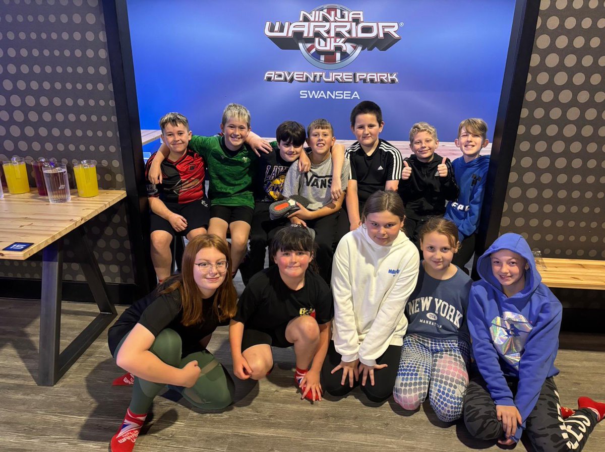 CymerPrimary's tweet photo. Year 6 have had a fantastic morning at Ninja Warrior for their end of year treat! ☺️ #CAPOak #capspecialevents #CAPleavers2024 https://t.co/iwY74O3Yac