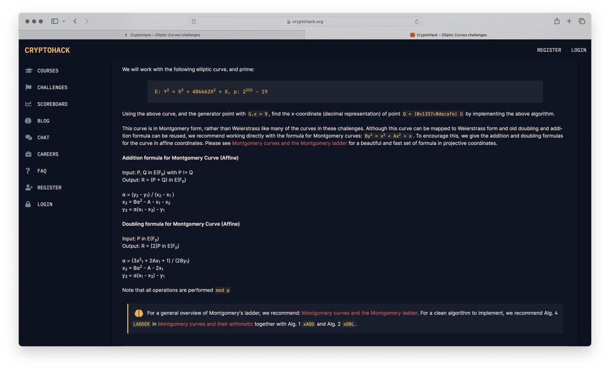 CryptoHack tweet media