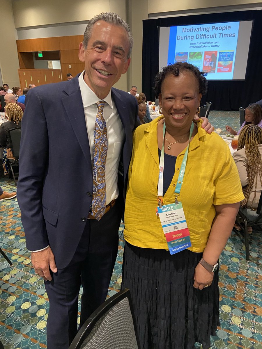 Getting ready to hearTodd Whitaker share how to motivate people during difficult times. ⁦<a href="/NYCESPA/">NYCESPA</a>⁩ ⁦<a href="/District5NYC/">NYC District 5</a>⁩ ⁦<a href="/HTLC154/">CS154</a>⁩