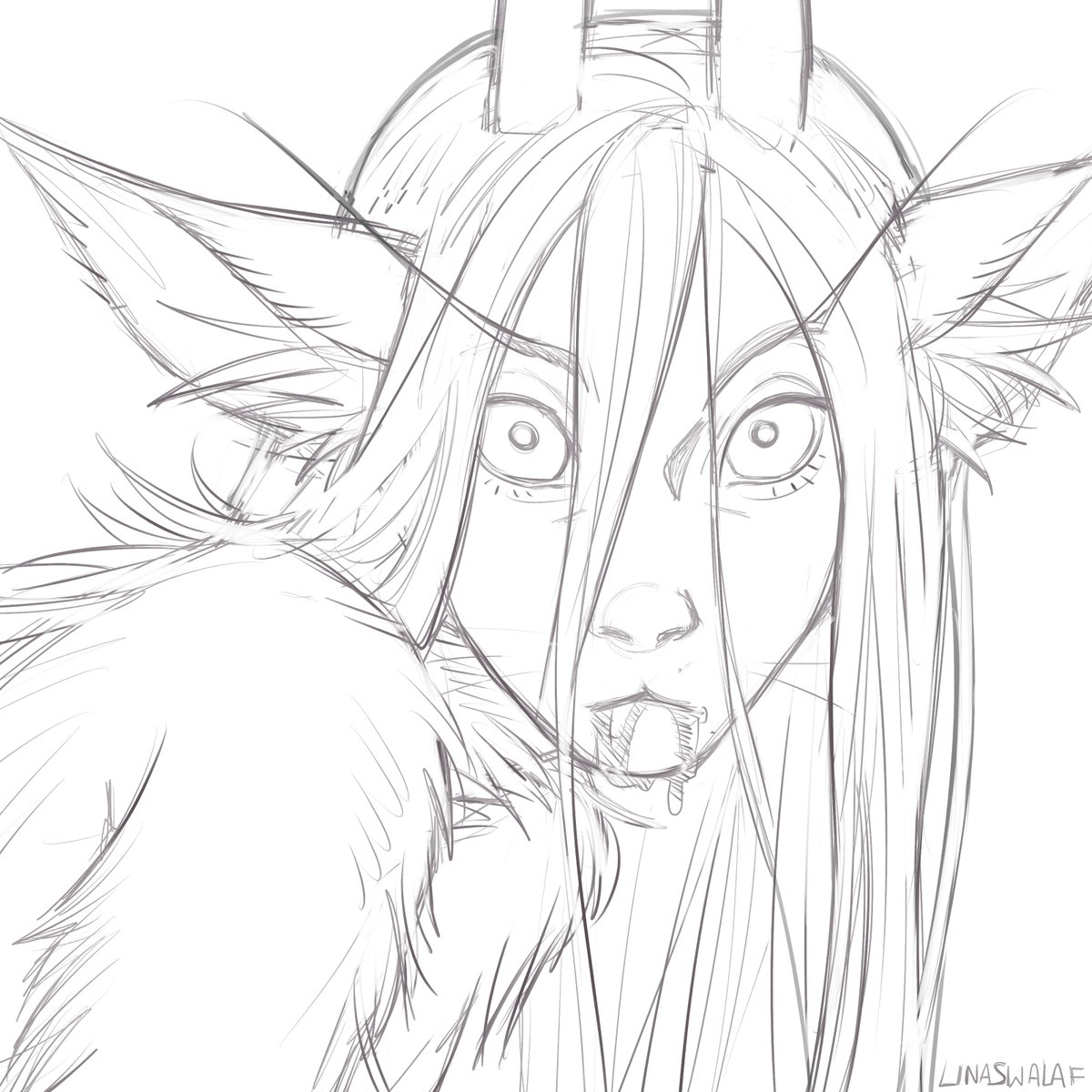 LinaSwalaf's tweet photo. half demoness (oc) https://t.co/kuzKfPAMib