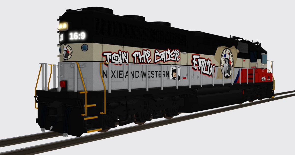 NixieAW's tweet image. This is how to piss everybody off

base model by @Sneakystevegod, modified by me

#ROBLOX #RobloxDev #RobloxDevs #trains
