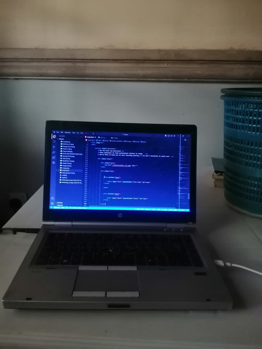 Jesse_can_code's tweet image. Pushing through challenges as a self-taught developer in Nigeria: 48-hour power outage, phone charger broken, financial constraints. Had to go to church to charge before rain came and power went out. Inspired by Joel Osteen to stay resilient in pursuing my tech journey.