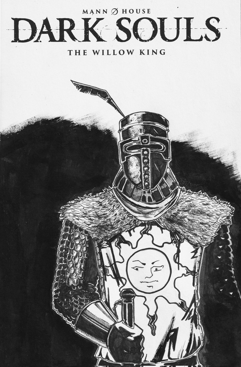 cjdART2's tweet photo. A Dark Souls sketch cover I drew in ink, really enjoyed doing this! #DarkSouls #fromsoft #ELDENRING #EldenRingFanart https://t.co/ShJxJYfaJE