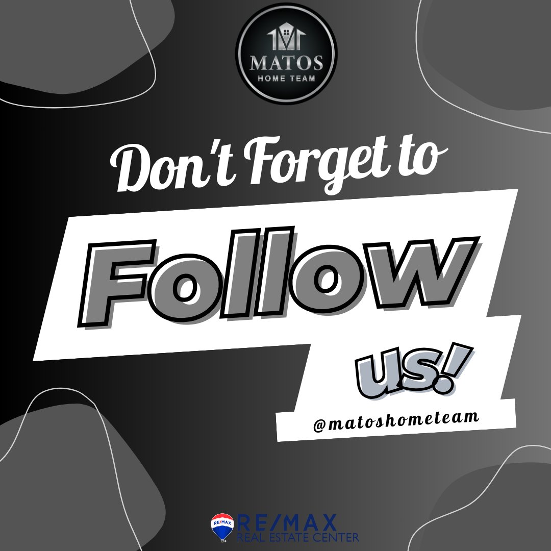 🌟 Stay in the Loop with Matos Home
Team! 🌟

Make sure to follow us for expert advice, market updates, and exclusive listings you won't want to miss!  

🔑 Like, Follow, and Share to stay connected!

#realtor  #success #followbutton #important #update #realestate #team