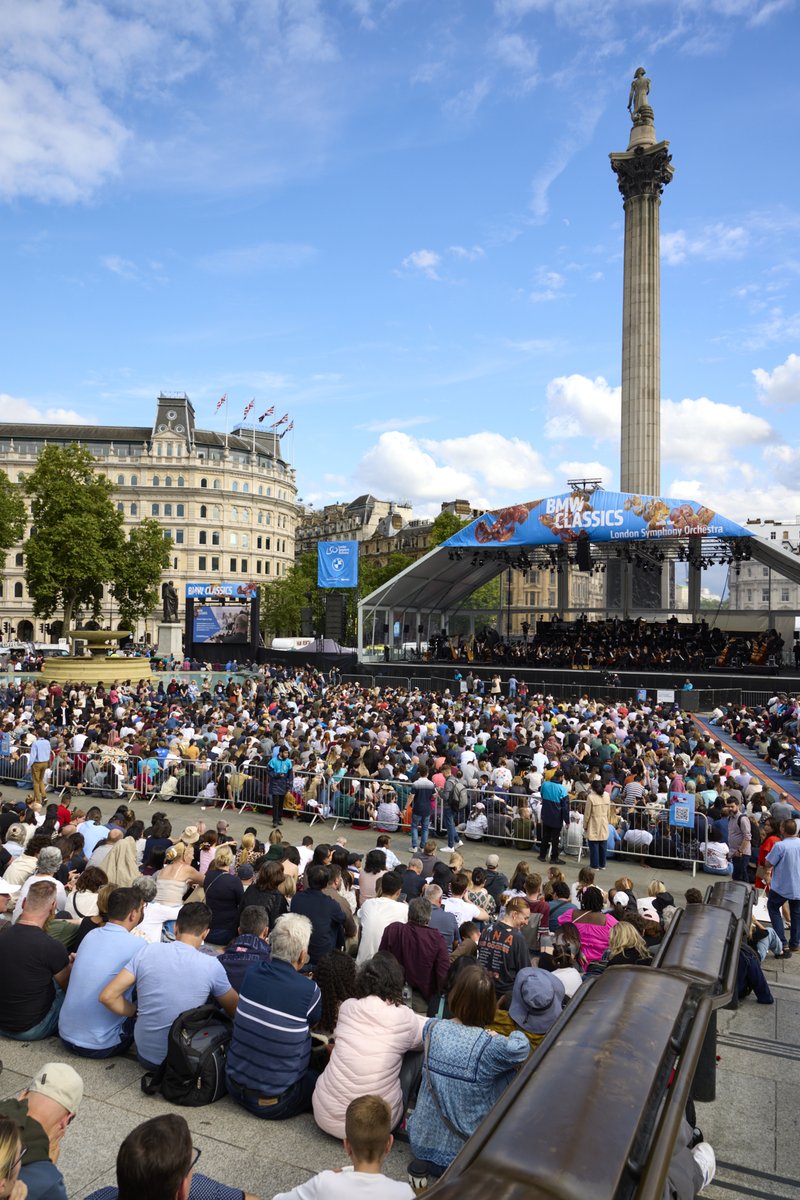 londonsymphony's tweet photo. On Saturday we held our annual #LSOBMWClassics in Trafalgar Square with @DuncanWardMusic taking us through pieces by Chabrier, Brahms, Joanne Lee, Stravinsky & John Williams.
We hope you all enjoyed!
#LetsDoLondon @BMWGroupCulture
📸Doug Peters & Kevin Leighton https://t.co/fAvDVgPgsI