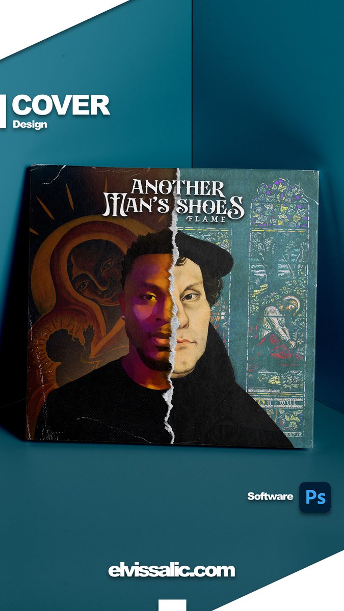 Single cover design for <a href="/Flame314/">FLAME</a>  titled Another Man's Shoes #singlecover #coverdesign #graphicdesign #imagemanipulation #albumcover #albumcoverdesign