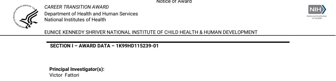 victor_fattori's tweet photo. 📣 Very happy to finally share that I have received @NIHendaddiction #K99/R00 grant to study neuroimmune communication in #endometriosis pain. Excited to keep looking for new therapeutics to treat pain in this devastating and understudied disease 

#nihHEALinitiative https://t.co/0J3hlsZDpU