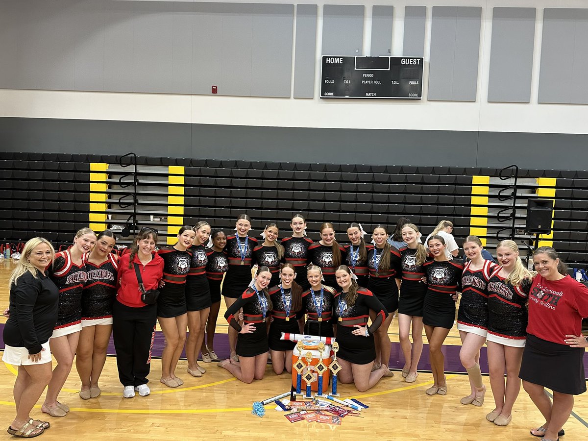 So proud of our entire program and my JV Redline. We had a very successful camp. 4 JV All Americans, 2nd place in JV Home Routine, daily Spirit Stick, all Blue Ribbons, and Superior Trophy. 🏆