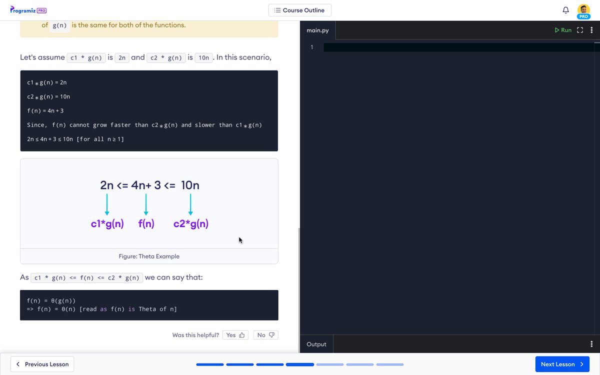 roshankc2000's tweet photo. #LSPPDay45

Today I started further more about Complexity Calculation as a basic part of DSA with Python. I studied   about Theta notation, its Computer Science Interpretation &amp; theta Mathematics.

#60DaysOfLearning2024 #LearningWithLeapfrog https://t.co/NGY3qvRR7G