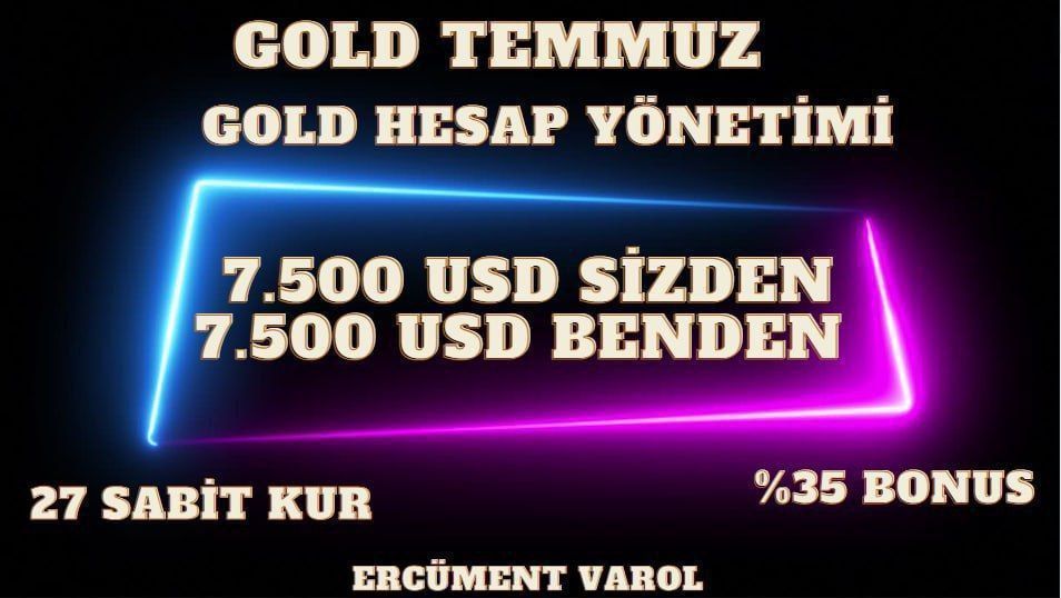 ercument_varol's tweet photo. TEMMUZ AYINA ÖZEL GOLD KAMPANYA
🔔🔔🔔🔔🔔🔔🔔🔔🔔🔔🔔🔔🔔

7.500 USD SİZDEN ❗️
7.500 USD BENDEN ❗️

27 SABİT KUR ⭐️
%35 BONUS ⭐️

SWAPSIZ HESAP DESTEĞİ ❗️🔔

DETAYLI BİLGİ İÇİN ÖZELDEN ULAŞABİLİRSİNİZ ARKADAŞLAR SINIRLI KONTENJAN VARDIR https://t.co/bsdM33B9BC