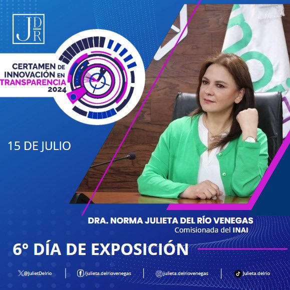 JulietDelrio's tweet image. En el #Día6 de Exposición de Proyectos de #CertamendeInnovaciónTRANSPARENCIA 2024 🔩

Los Miembros del Jurado tienen un primer acercamiento con postulantes para conocer sus propuestas y con ello, poder elegir a los proyectos ganadores.

Mucho éxito | @VinculaSociedad💬
