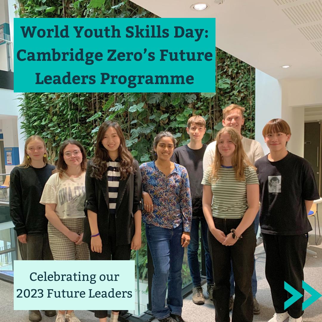 CambridgeZero's tweet photo. π On #WorldYouthSkillsDay, we celebrate our @CambridgeZero Future Leaders Programme!
17 @CambridgeUniversity project assistants joining. Projects include:
πΊοΈ Mapping orgs in Ynys MΓ΄n
π Embedding climate education
π² Measuring forest carbon sinks
#FutureLeaders #CambridgeZero https://t.co/hCMAYHvxzx
