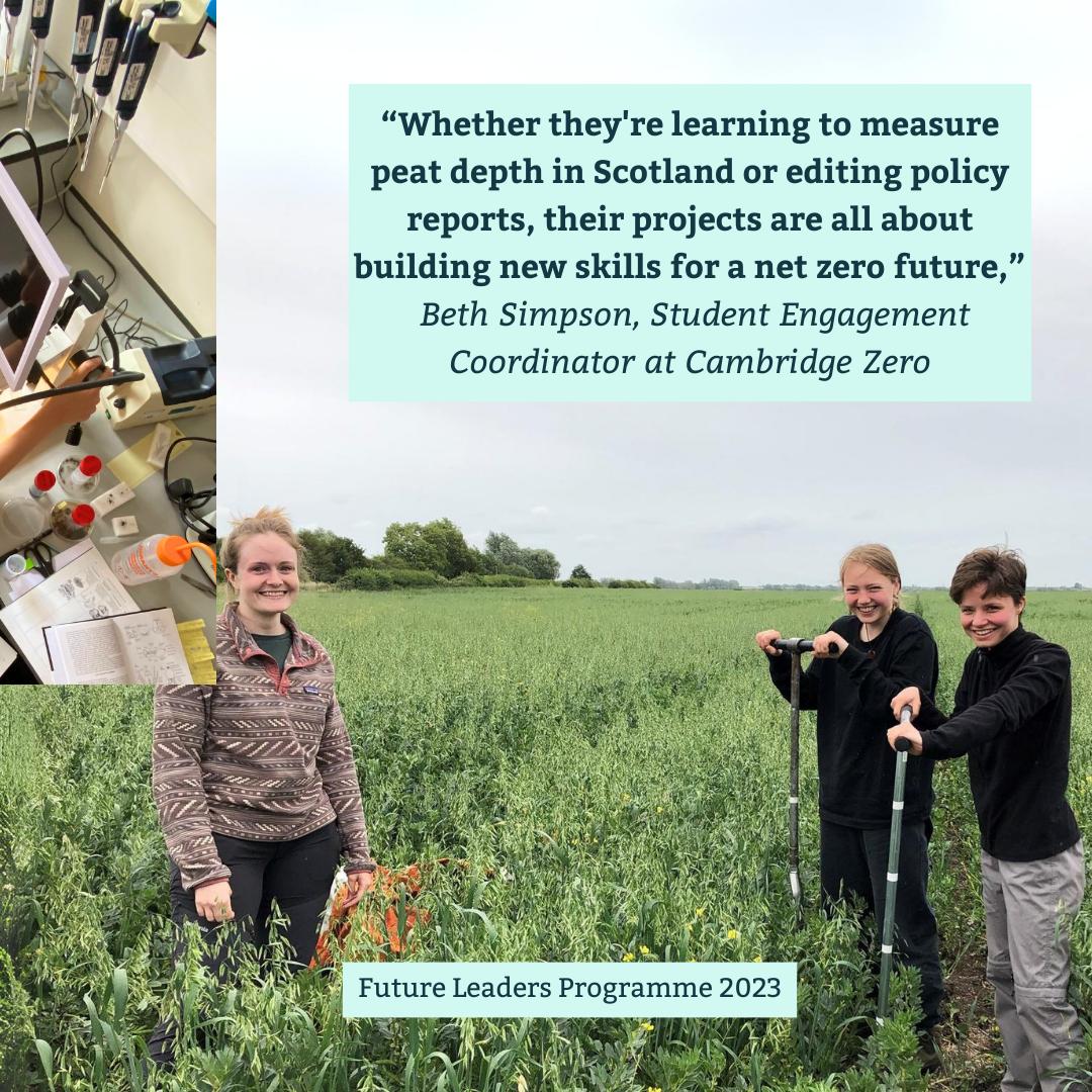 CambridgeZero's tweet photo. π On #WorldYouthSkillsDay, we celebrate our @CambridgeZero Future Leaders Programme!
17 @CambridgeUniversity project assistants joining. Projects include:
πΊοΈ Mapping orgs in Ynys MΓ΄n
π Embedding climate education
π² Measuring forest carbon sinks
#FutureLeaders #CambridgeZero https://t.co/hCMAYHvxzx