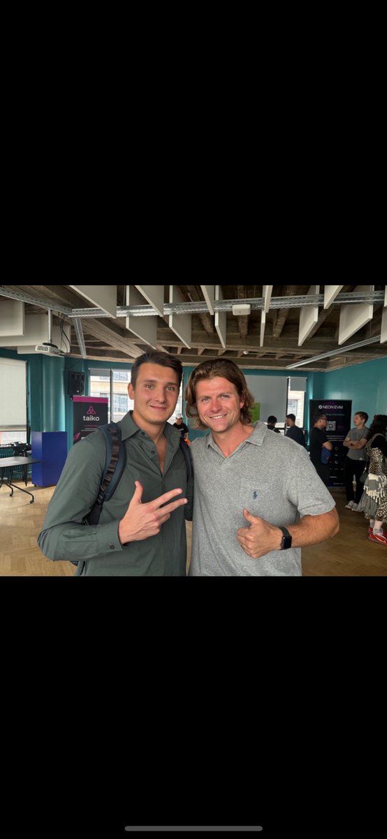 DavidThaDegen's tweet photo. Had an amazing time at ETHCC in Brussels with the Genzio team! Interviewed incredible people, learned a ton, and made great connections. Highly recommend this event to anyone in the space. Excited for future events!

#ETHCC #Genzio #Blockchain  #Brussels #Web3 https://t.co/kqbzwBfeH3