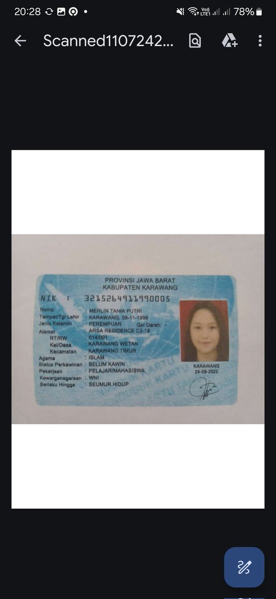 ireiynara's tweet photo. ‼️PENIPU SCAMMER TIKET TELKOMSEL AWARDS 2024 WTS WTB SCAMMER SEMUA HARUS TAU‼️

Gopay 083829353100 an Merlin Tania Putri
username twitter @terrasterra44 udh deact
NIK 3215264911990005
Jual tiket 270.000/tix ngaku sales Indihome

HELP RT wts wtb tiket tsel award telkomsel https://t.co/YKfI3dYM1z