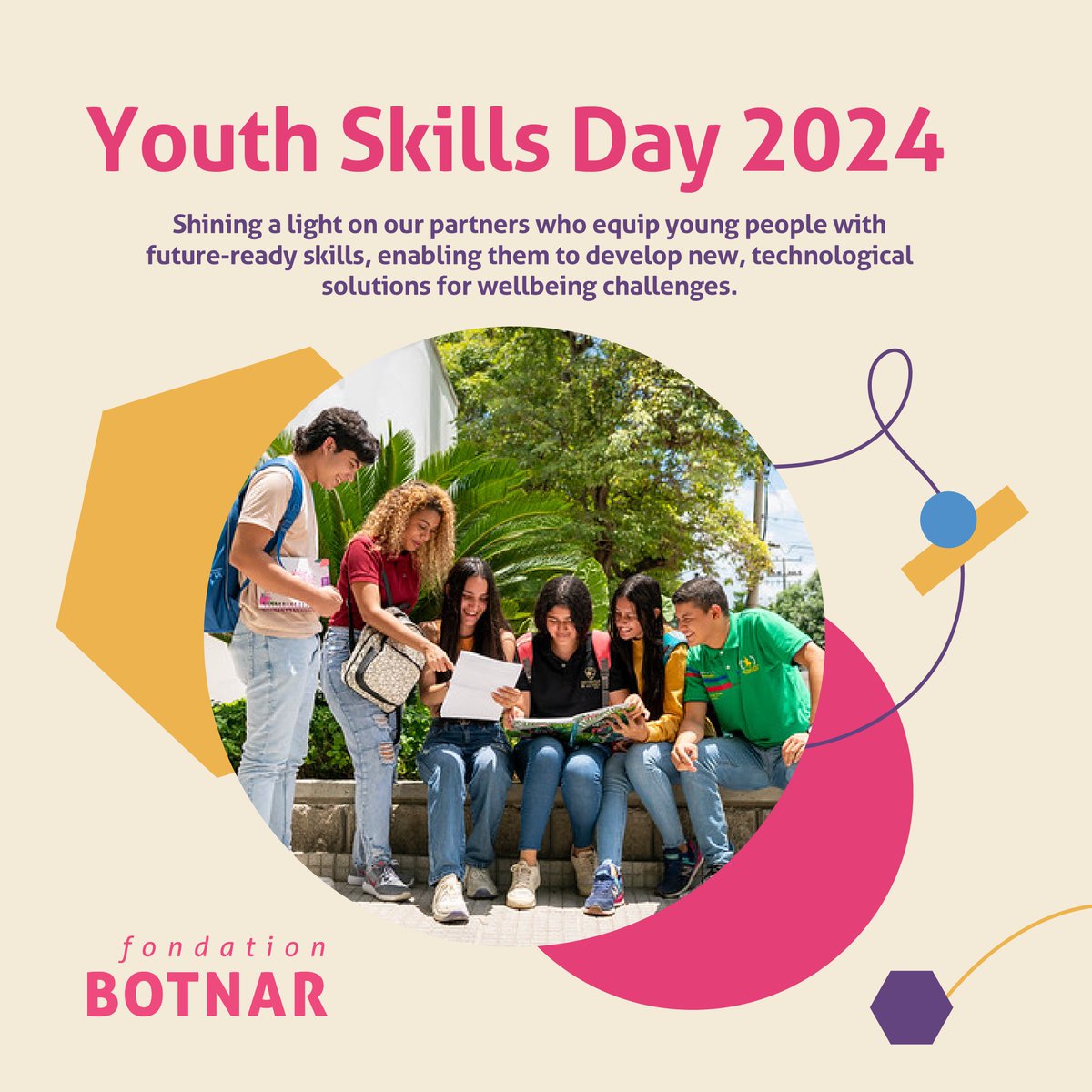 FondationBotnar's tweet photo. 🌟 Celebrating #YouthSkillsDay2024 with Fit4Future!
#Fit4Future is a pathway to innovation, skills development, and sustainable change. By investing in #technology and #skills that enable youth, we're shaping a brighter future for today's youth and future generations.
(1/7) https://t.co/XqrhjihvI6