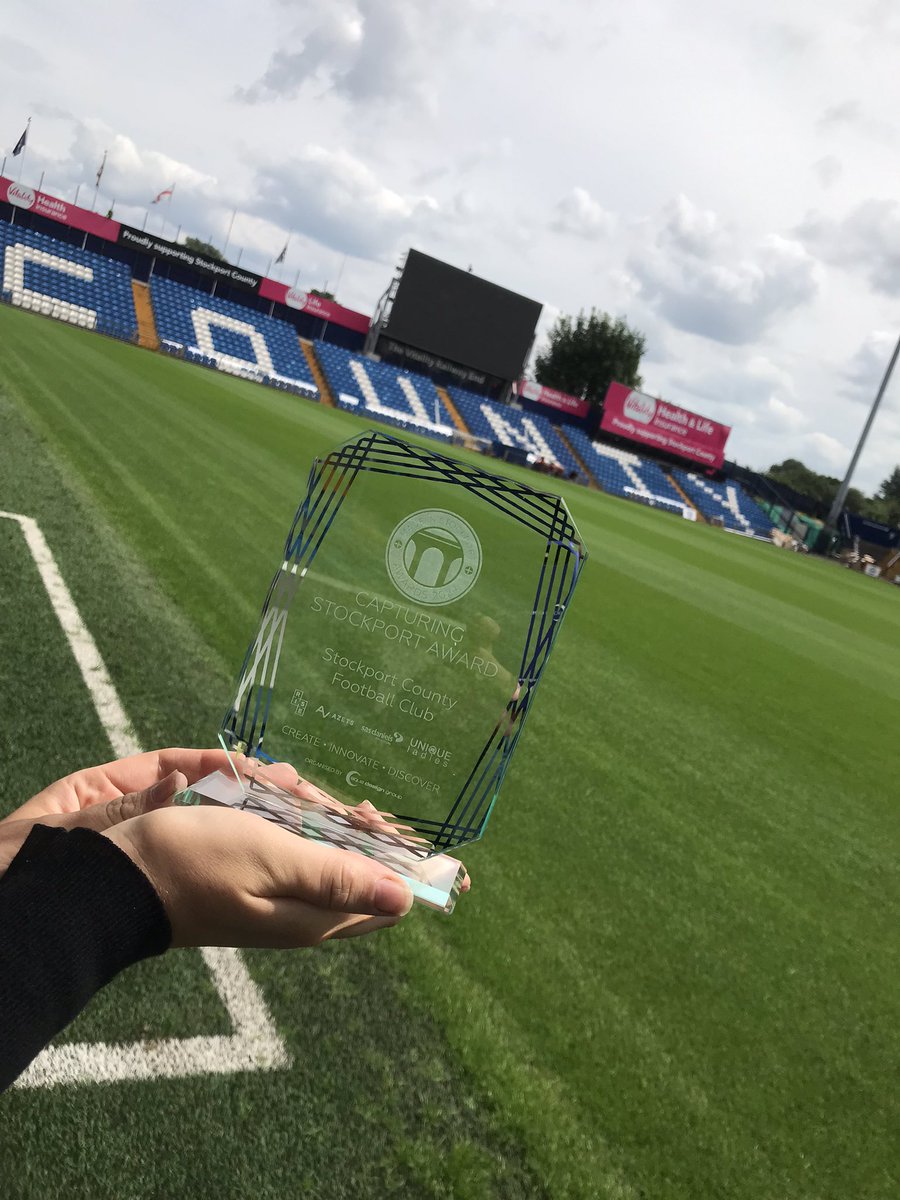 MIS_Awards's tweet photo. Congratulations to @StockportCounty on winning Capturing Stockport Award at #MadeInStockport Awards 2024 #MISA24 😊 #BusinessAwards #Stockport https://t.co/q7sYU4RPGe