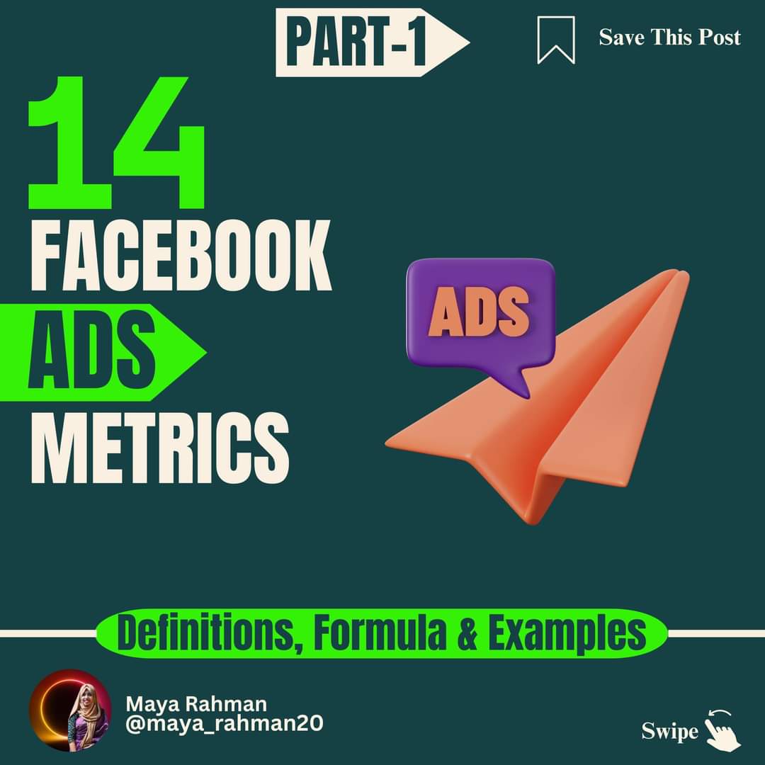 mayarahman30's tweet photo. Are you Struggling with your Facebook advertising strategy and driving better results?😥

Our comprehensive guide on Facebook Ads Metrics is here to help you Better just that!📊 https://t.co/AC2FxCkqqW