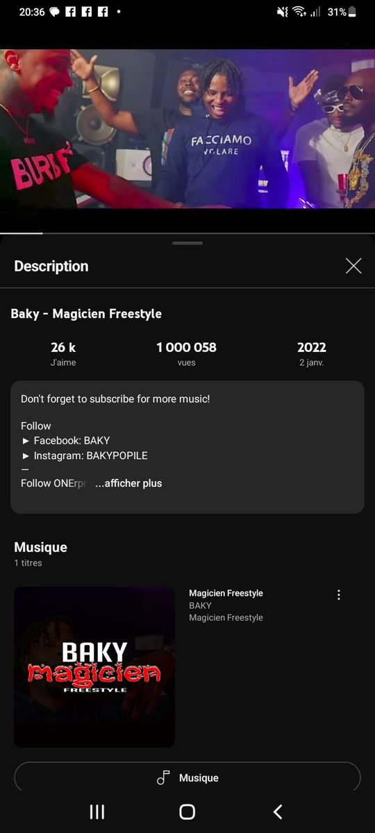 Bakymagazine's tweet photo. Nou pran Rap nou f'on karyè ou pran l pou komedi
Wap f'on bann rim san valè kew pran pou poésie
E sèvom pa gen baryè s'on encyclopédie ...
1M views pou freestyle Magicien sou YouTube
Baky se 2eme rapè ki arive fe 1m views avek yon freestyle
Baky fel sou 2 ans https://t.co/kxakRHmp9D