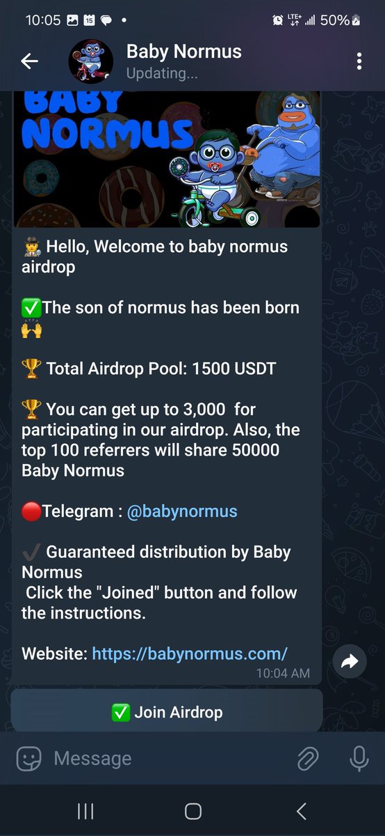 babynormus's tweet photo. Our airdrop campaign is officially live! Join our Telegram to take part. 
#Base #babynormus #normus 
@NormusOnBase @1goonrich @ApeCryptos @cometcalls @JakeGagain https://t.co/uXnOHS2dEA