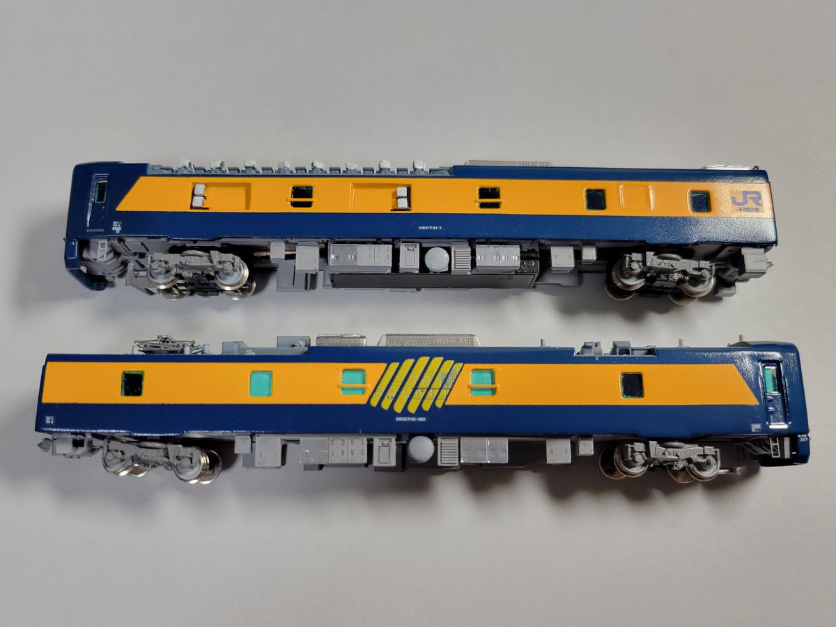 DEC741形気動車 完成！ 模型工房パーミル製の3D+紙製キットを組み立て