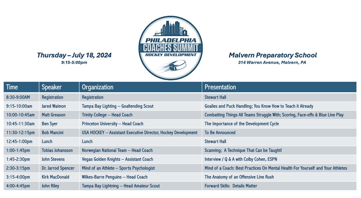 Philadelphia Hockey Development (@philahockeydev) on Twitter photo For anyone interested, we have space remaining. This Thursday - <a href="/MalvernPrep/">Malvern Prep</a> <a href="/MPIceHockey/">MP Ice Hockey</a>
Register here!
atlantic-district.sportngin.com/register/form/… For anyone interested, we have space remaining. This Thursday - <a href="/MalvernPrep/">Malvern Prep</a> <a href="/MPIceHockey/">MP Ice Hockey</a>
Register here!
atlantic-district.sportngin.com/register/form/…
