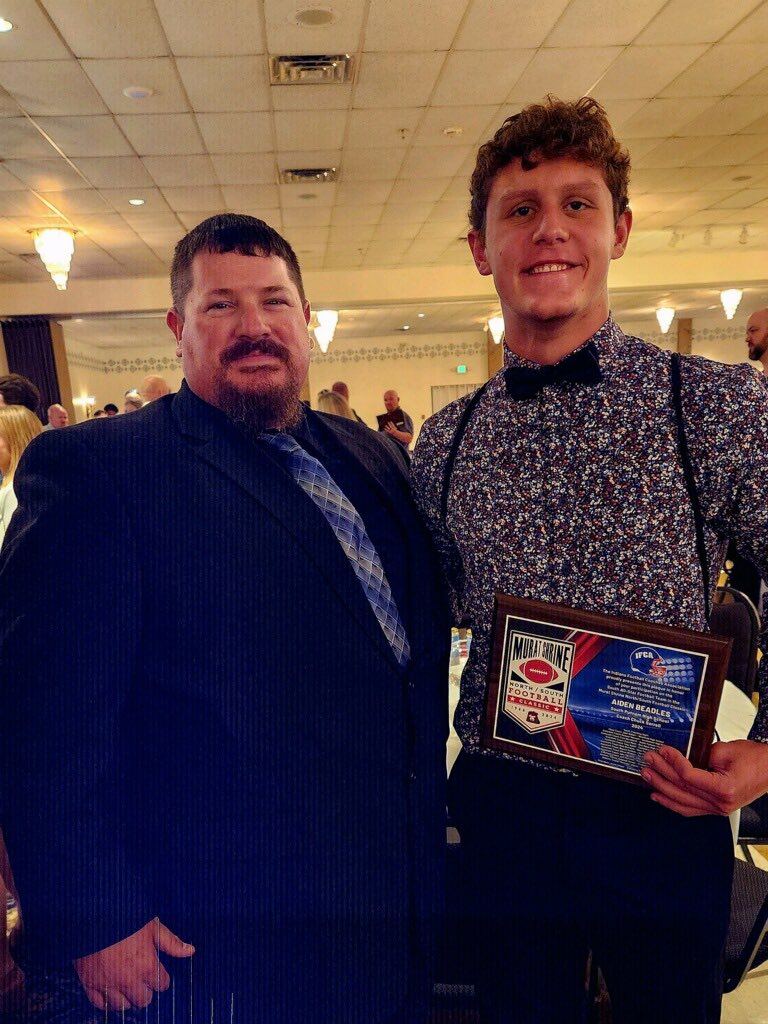 What a great finish to a busy but fun week! We won 41-14 last night and I gotta give it up to these South All-Stars for how they responded to the hard work we put them through these last 4 days! It was such an honor to get to coach <a href="/AidenBeadles/">Aiden Beadles</a> one last time. Thank you to the