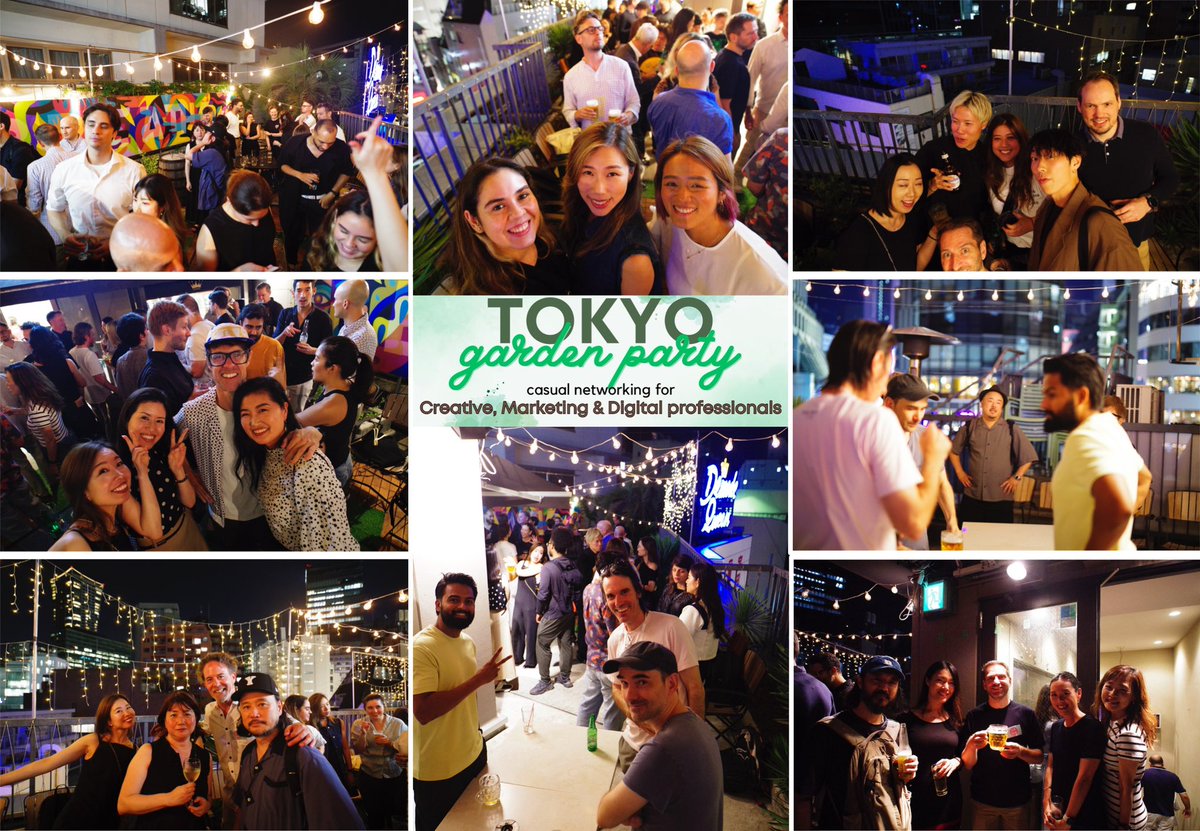 ConceptDesignIO's tweet photo. Join our next Tokyo Garden Party: Clann by the River from 7:00pm on July 18th (Th)🎉 

Sign-up at: https://t.co/cRgsxXWSgC 🎯

TGP is the foremost gathering for professionals across Creative, Digital, Tech &amp; Marketing 🌿🗼🎉

The first 25 arrivals receive a free drink 🍻 https://t.co/bfB0hwNlKI