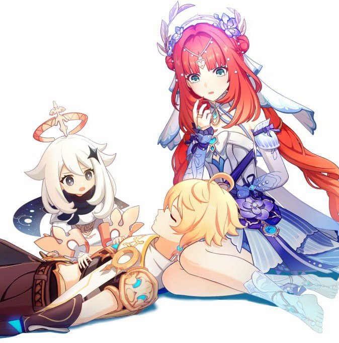 ori0n_nebula's tweet photo. Traveler harem era ending already??? 🧐
Emotional damage for Amber, Yoimiya, Ayaka, Keqing, Childe, Xiao, Albedo, Scaramouche, Furina, Noelle... and so on 🥲🙈
#Genshin #Aether #Lumine #Nilou #Aelou #Nilumi https://t.co/XcxcEkZrLy