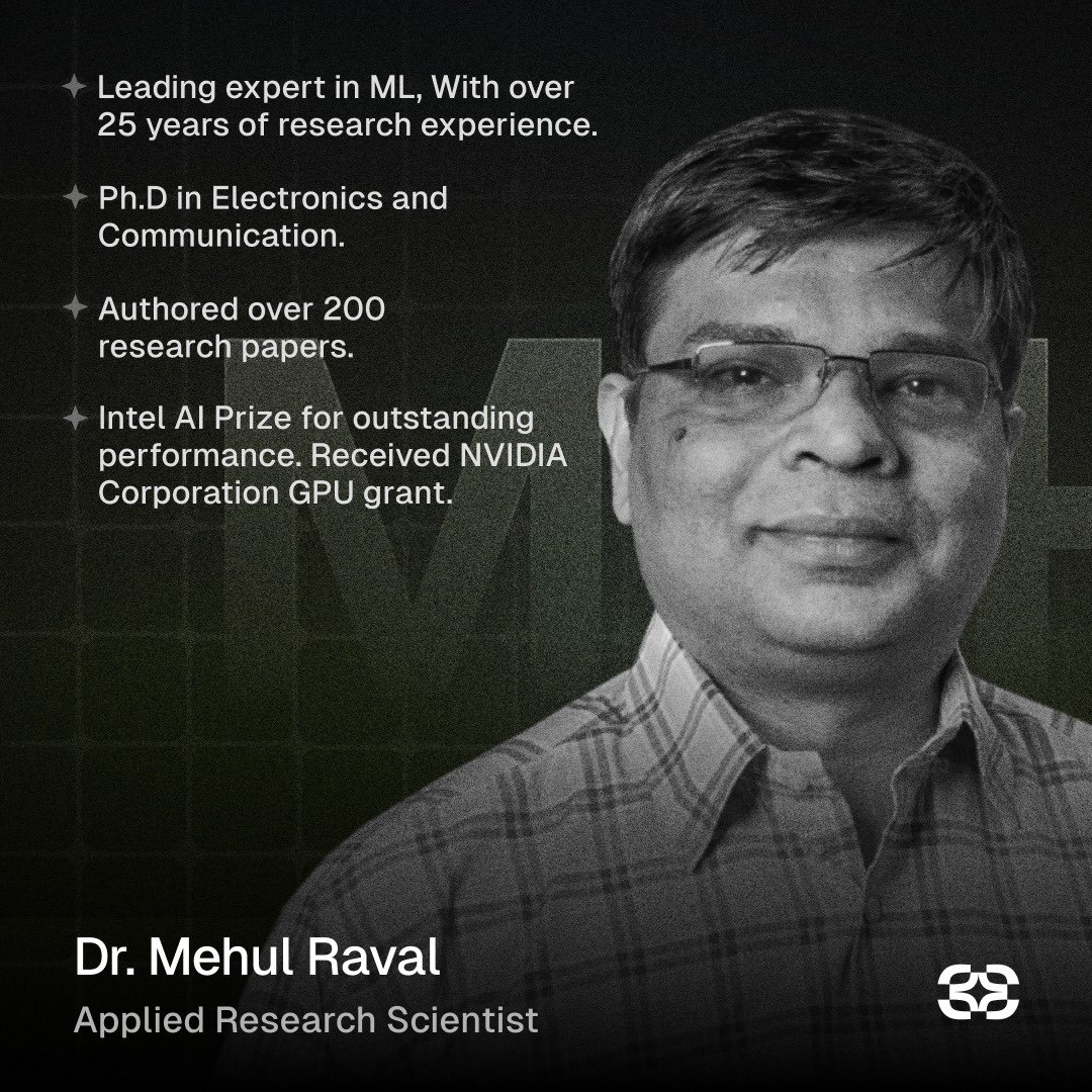 BeyondOS_xyz's tweet image. Welcome aboard, Dr. Mehul Raval! ✨

We&apos;re thrilled to have you join our mission to democratize AI access.