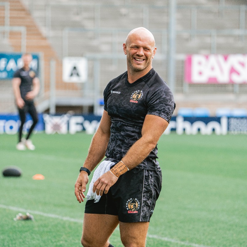 ExeterChiefs's tweet photo. When you find out you've been given a testimonial year 🤩

12 years and going strong for our club captain!

#JointheJourney | #Yenzsyear