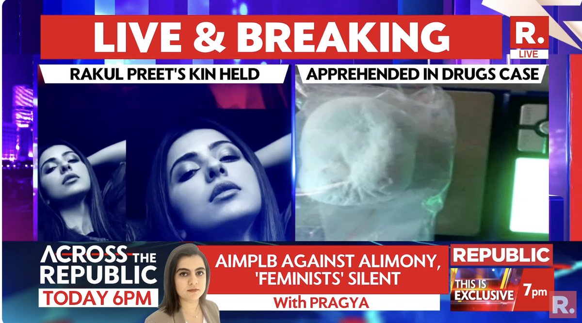 merajanrai's tweet image. रकुलप्रीत सिंह के भाई अमनप्रीत अमनप्रीत सिंह को तेलंगाना की राजेंद्र नगर पुलिस में ड्रग 💊 तस्करी के मामले में गिरफ्तार किया ।

#RakulPreetSingh
#AmanpreetSingh
#DrugSmuggling 
#TelanganaNews