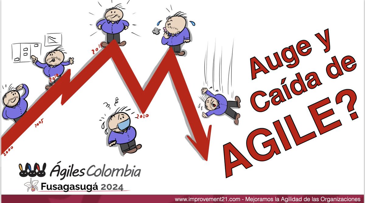 Improvement_21's tweet photo. Si os pasáis por nuestro LinkedIn, ya estan subidas las Slides de nuestra última charla, "Auge y Caída de Agile", con la que cerramos el #AgilesColombia2024 - ¡Gracias @AgilesColombia ! https://t.co/zUkwojbefD