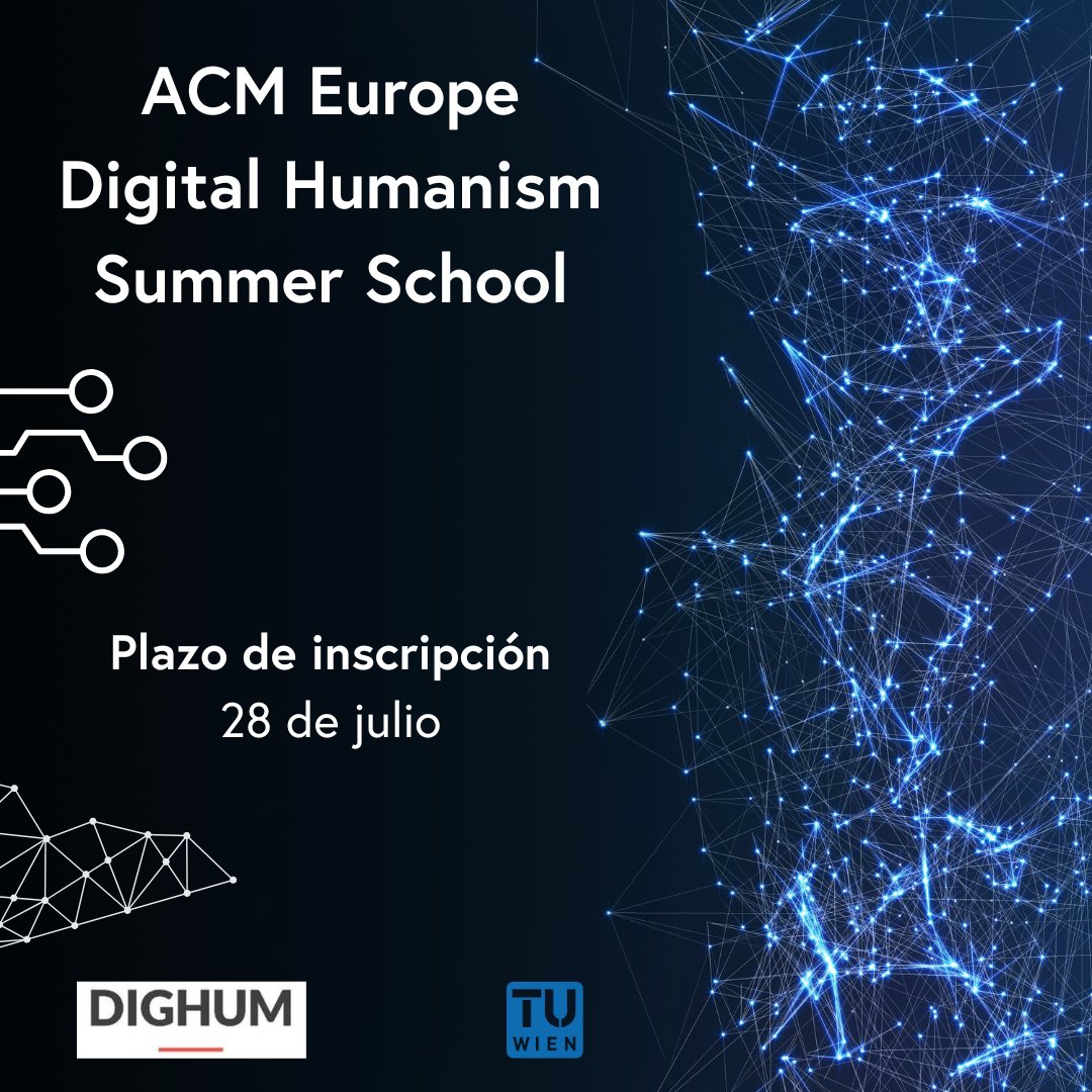 La <a href="/tu_wien/">TU Wien</a> acogerá entre los días 2 y 6 de septiembre la Digital Humanism Summer School 2024, dentro del marco de la <a href="/DigHumTUWien/">Digital Humanism TU Wien</a> y de la Cátedra UNESCO sobre humanismo digital que ostenta este centro a nivel internacional 🌐