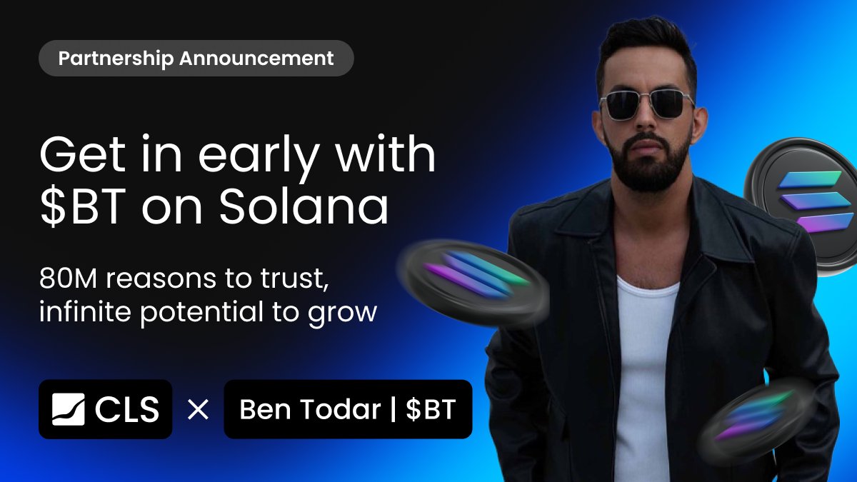 CoinLiquidity's tweet photo. @CoinLiquidity 🤝 @BenTodar

Excited to team up with Ben Todar and announce that we're now the official market makers for $BT on #Solana!

Ben's track record speaks volumes, and we're thrilled to support this innovative project.

Ready to add some rocket fuel to $BT's journey! 💎🚀