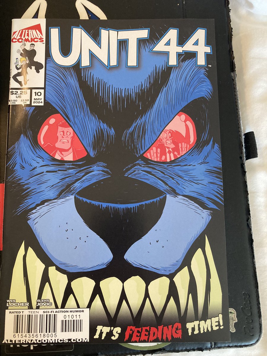 DrMasque's tweet photo. Comic Read of the Day: 2024 Unit 44 #10  from @ALTERNACOMICS by @weslocher &amp; @Crazy_Toons  a fun werewolf story with a twist. 😎 #indiecomics #Werewolf https://t.co/KEXoVTfRGC