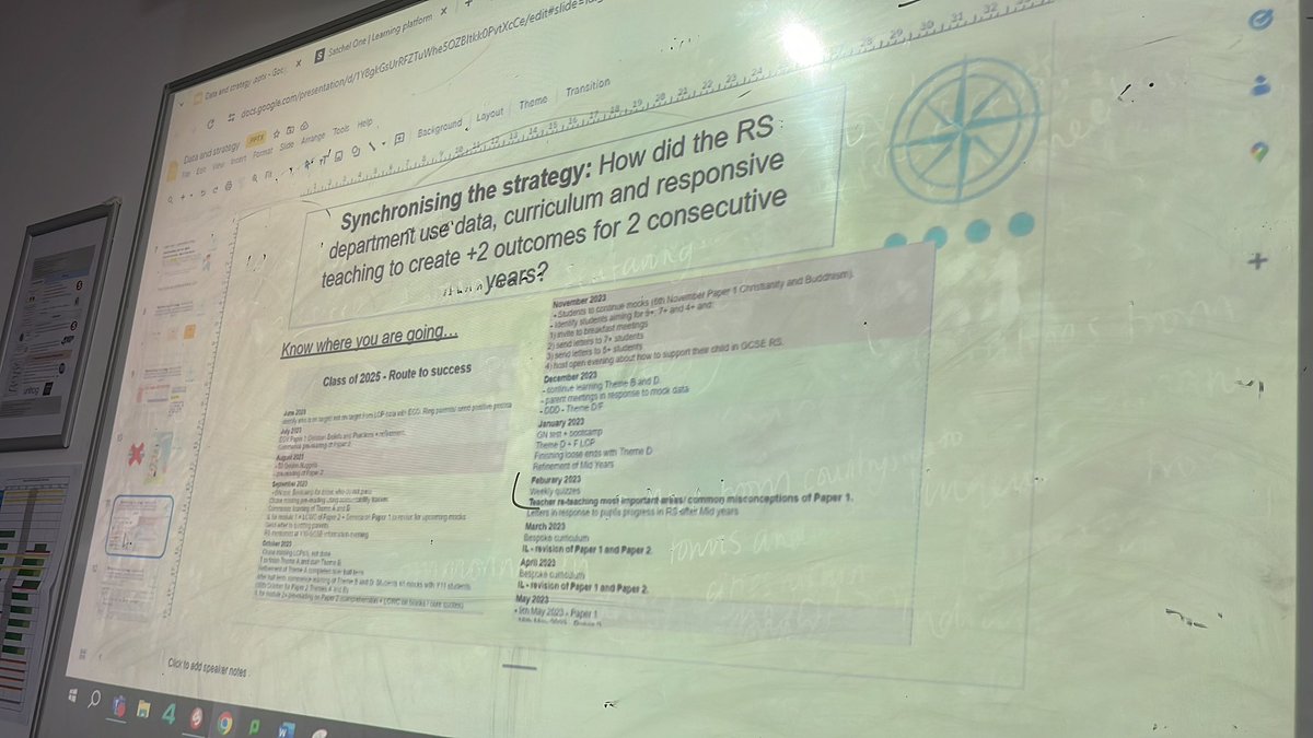 MissJBelch's tweet photo. Delivering a session today to AGFS staff on ‘synchronising the strategy’. This CPD looks at how to use data, curriculum and responsive teaching to improve student outcomes! Some key takeaways from the session: https://t.co/3wTTSN34uC