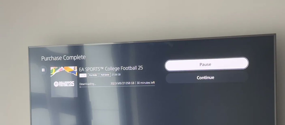 Looking forward to trying to actually play a football game instead of modding it for the first time in 5 years lmao (still better bring this to PC next year 😉)

#EACollegeFootball #CFB25   Congrats on the big day !!

<a href="/ScottOGallagher/">Scott O'Gallagher</a>
<a href="/CMcLeod_EA/">Christian McLeod</a>
<a href="/BenHaumiller/">Ben Haumiller</a>
<a href="/SickNastySykes/">Will Sykes</a>