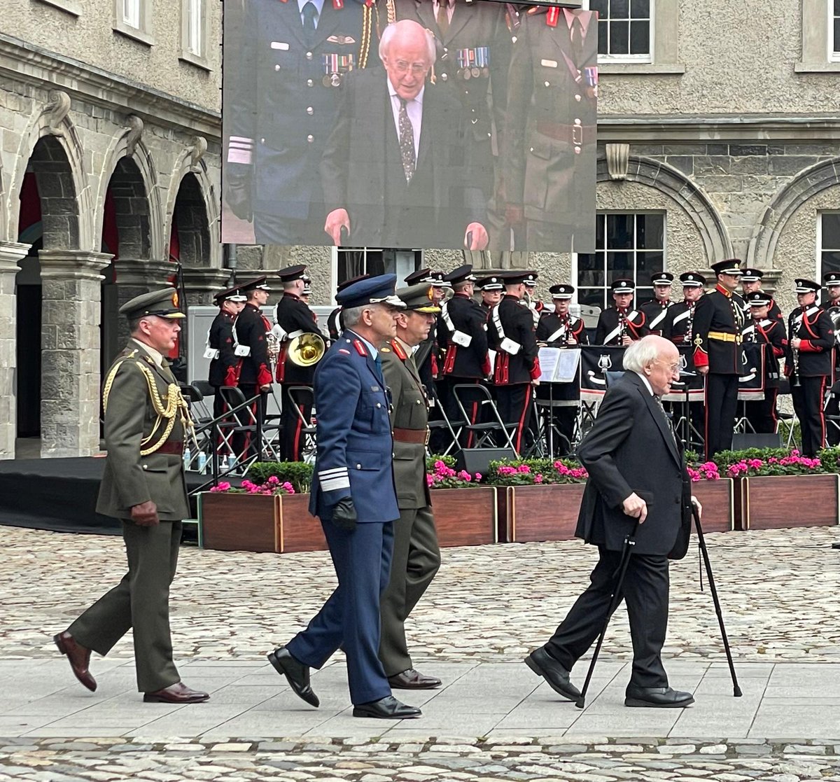 BahrainEmbIE's tweet image. Mr. Hussain Alam, the Non-Resident Charge d’Affaires of the Embassy of 🇧🇭 to 🇮🇪 attends the National Day of Commemoration Ceremony that was held in Dublin. The event is dedicated to honoring Irish men &amp;amp; women who lost their lives on the UN peacekeeping duties &amp;amp; foreign conflicts.