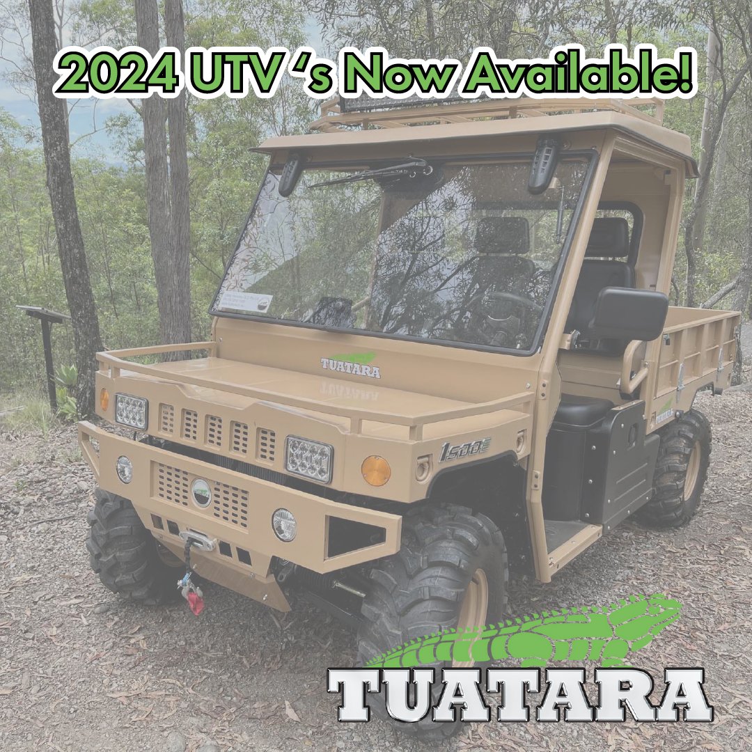 2024 UTV's from Tuatara are available now from Alpha &amp; Omega!

Don't miss your chance to pick up a great machine for your job site or even for the upcoming deer season!
