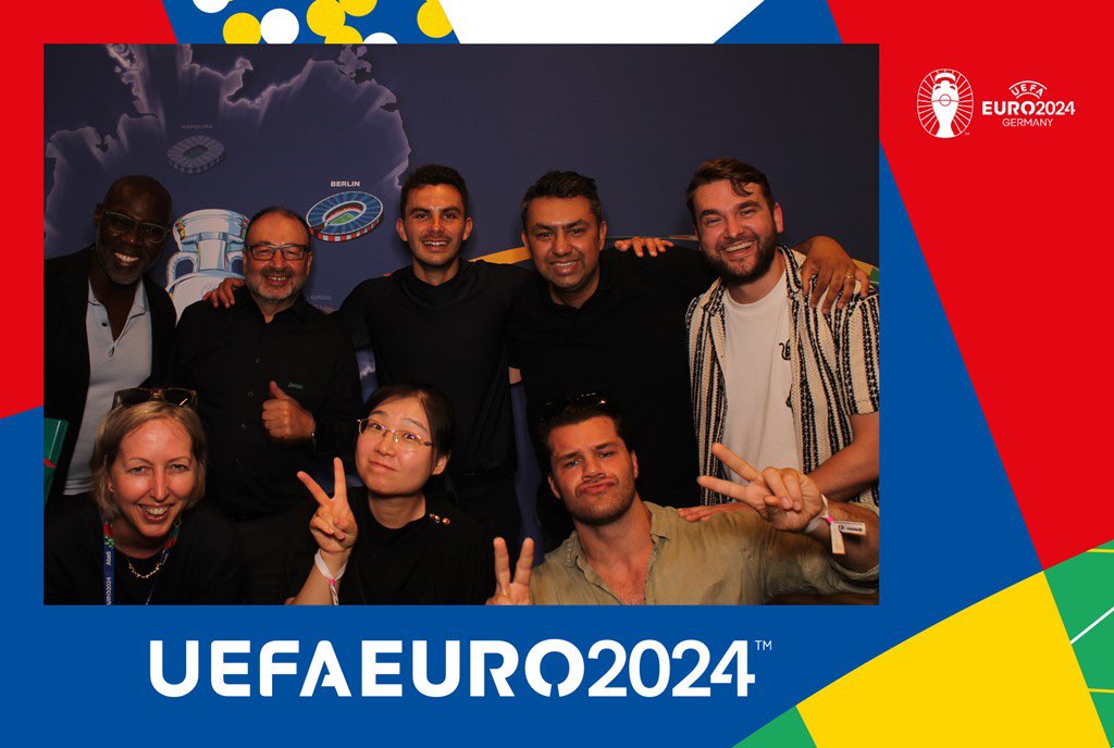 samashoo_tv's tweet photo. Not to be last night but reflecting on a brilliant Euro 2024 personally, including working with @HisenseGlobal and @EASPORTSFC in Cologne, Frankfurt and Berlin. Now time for a break before the return of the @premierleague and @efl. https://t.co/fZwJwHrQZU