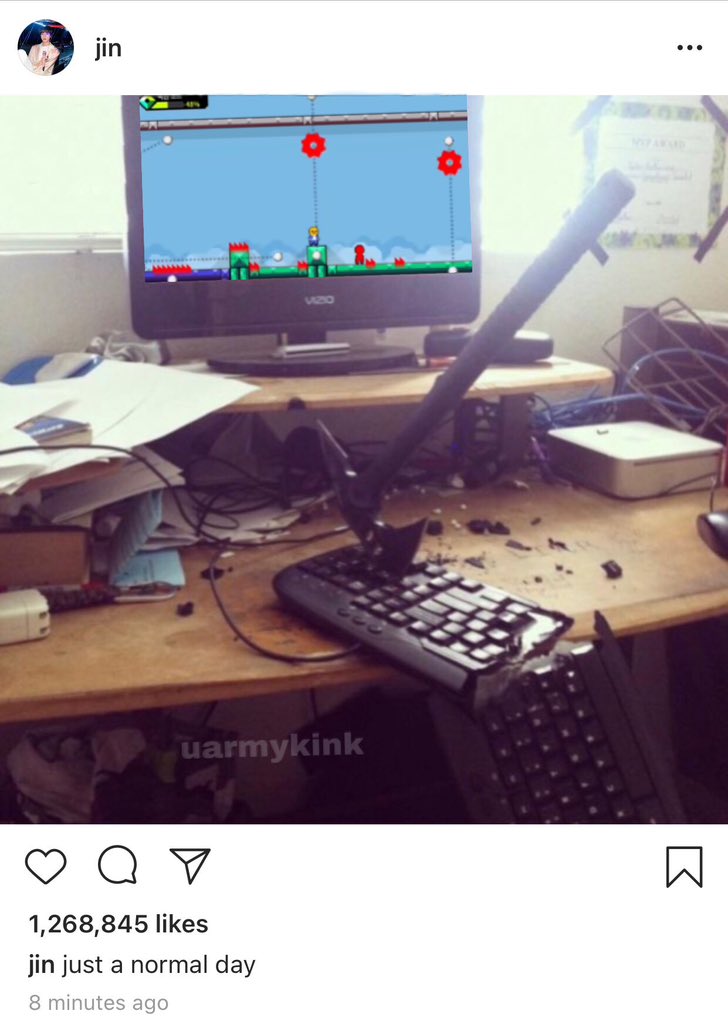 uarmybrry's tweet photo. jin’s next instagram post https://t.co/xmc9INZLM7