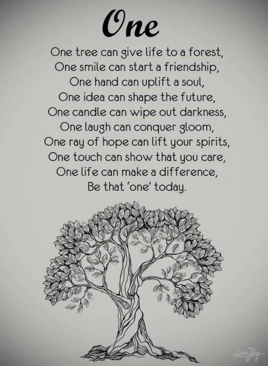 Be that ‘one’ today!
#MakeADifference #KindnessCounts #MondayMotivation