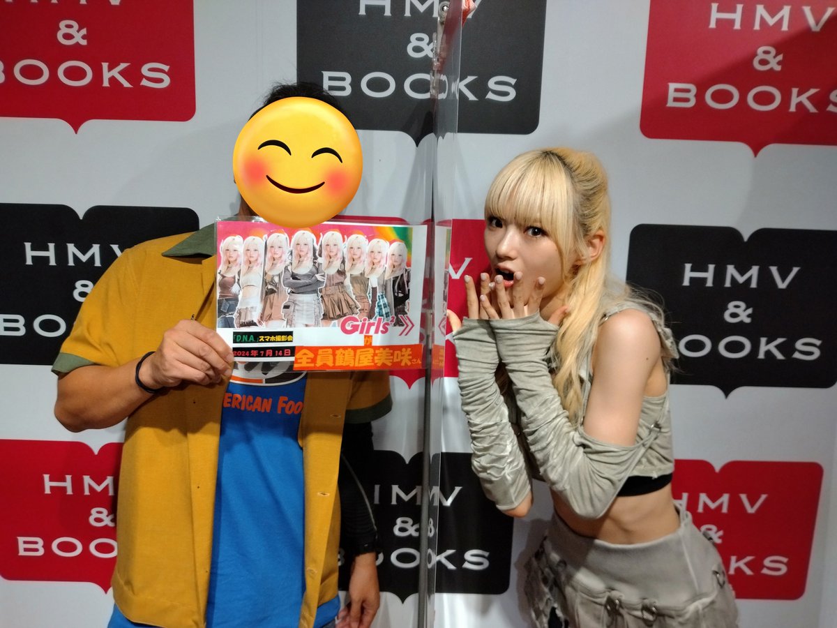 7月14日心斎橋での撮影会｡鶴屋美咲さんと｡「私も腹筋見せていいですか