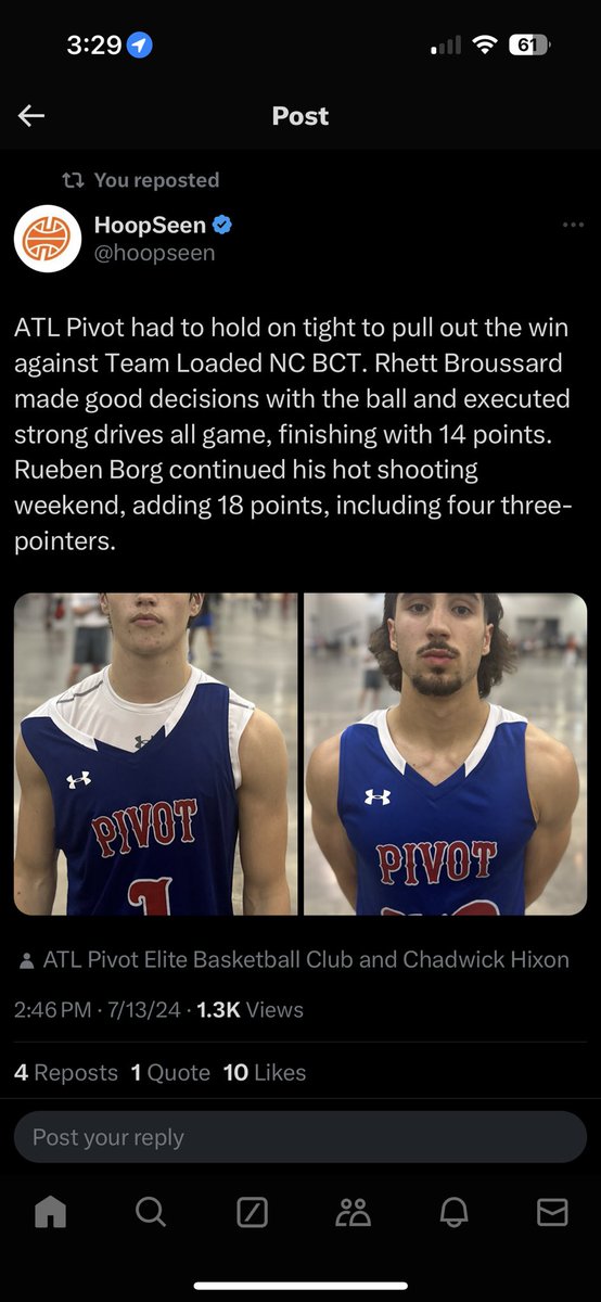 RubenBorg3's tweet image. Great weekend with @AtlPivot at Hoopseen Best Of The South.  
6’5 190LBs SG  ‘25 
 @collinshillhoop @CoachHixonDimes @CoachJMosley @KevinMoses38 @recruitingboost