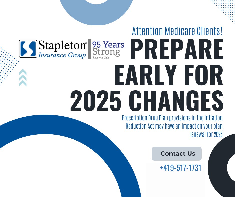 Call Stapleton Insurance today!  #partd #medicarehelp