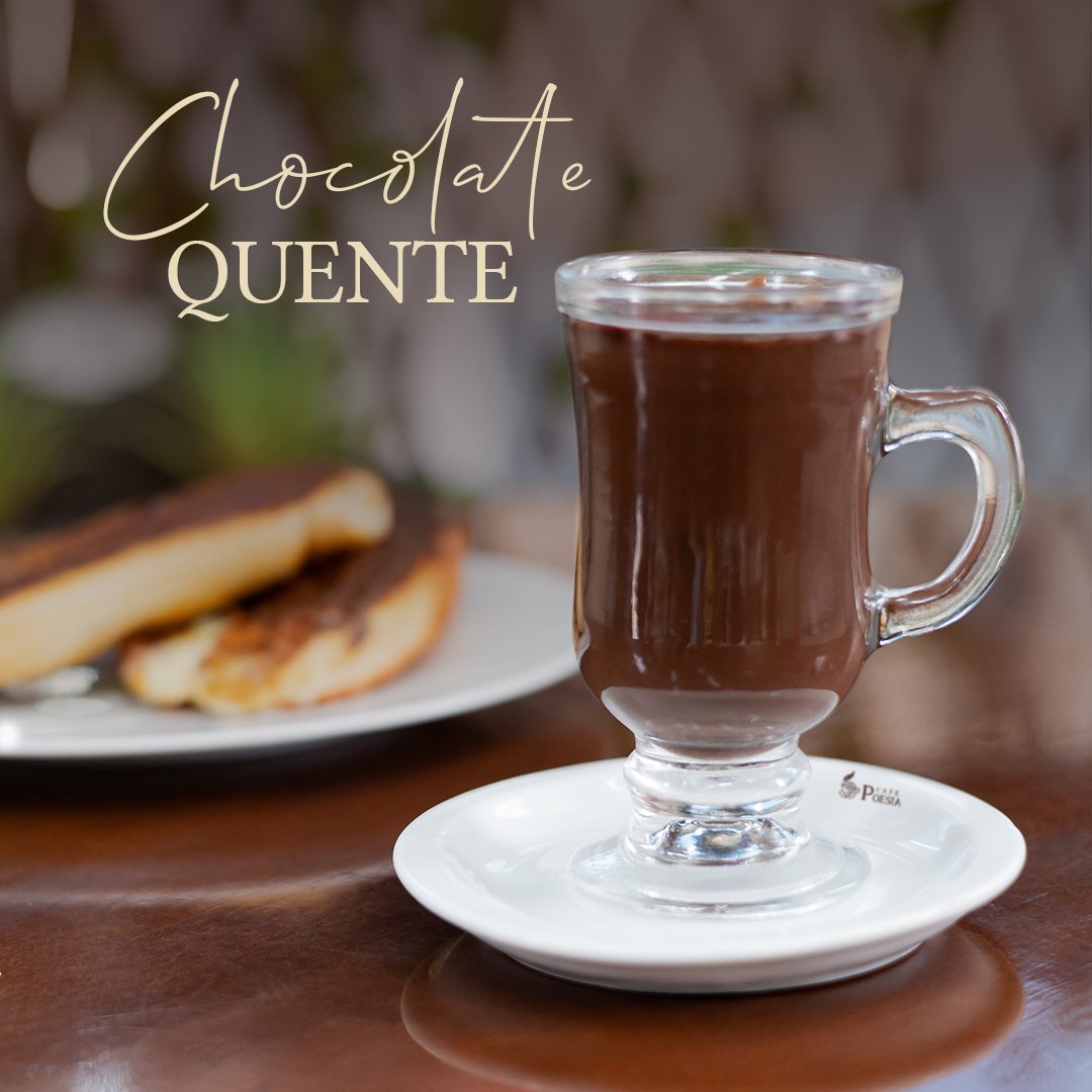 O friozinho chegou e ele pede um Chocolate Quente cremoso do Café Poesia! ✨

Faça seu pedido e se apaixone! 

Com o nosso Chocolate Quente, o seu inverno fica ainda mais especial.

Café Poesia – Feito com Amor!